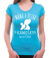 Dámske tričko - Máma a dcera - Kámošky na celý život