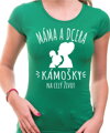 Dámske tričko - Máma a dcera - Kámošky na celý život