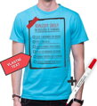 Tričko - Úkoly pro Ženicha  (Vlastní text) + fixka na odškrtávání úkolů