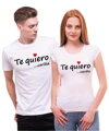 Partnerská trička - Te quiero cariño/a  (Cena za pár)