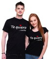 Partnerská trička - Te quiero cariño/a  (Cena za pár)