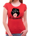 Halloweenské tričko - It is not a bad hair day, it's helloween