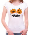 Halloweenské tričko - Look at my pumpkins