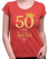 Narozeninové tričko - 50 a stále kočka 