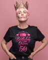 Narozeninové tričko - Birthday Queen 50