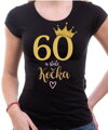 Narozeninové tričko - 60 a stále kočka 