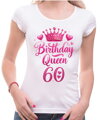 Narozeninové tričko - Birthday Queen 60