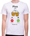 Tričko - Pivo volá, musím jít Phone