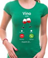 Vinařské tričko - Víno volá Phone