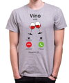 Vinařské tričko - Víno volá Phone