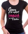 Tričko - Nejlepší švagrová a tečka