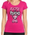 Dámske pivní tričko - CUTE but PSYCHO