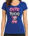 Dámske pivní tričko - CUTE but PSYCHO