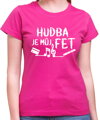 Tričko - Hudba je můj fet