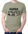 Tričko - Hudba je můj fet