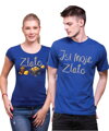 Partnerská trička - Jsi moje zlato 2ks
