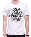Vtipné tričko - Jsem úžasný/á v posteli