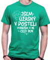 Vtipné tričko - Jsem úžasný/á v posteli