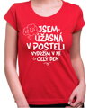 Vtipné tričko - Jsem úžasný/á v posteli