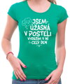 Vtipné tričko - Jsem úžasný/á v posteli
