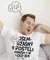 Vtipné tričko - Jsem úžasný/á v posteli