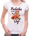 Dámske tričko - Babička co má styl