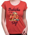 Dámske tričko - Babička co má styl