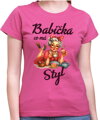 Dámske tričko - Babička co má styl