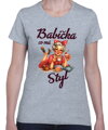 Dámske tričko - Babička co má styl