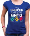 Dámské tričko - Jsem babička a tohle je můj gang + vl.jména