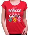 Dámské tričko - Jsem babička a tohle je můj gang + vl.jména