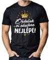 Pánske tričko - Dědeček ví všechno nejlépe!