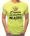 Pánske tričko - Dědeček ví všechno nejlépe!