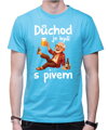 Pánske tričko - Důchod je lepší s pivem