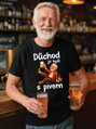 Pánske tričko - Důchod je lepší s pivem