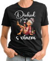 Dámske tričko - Důchod je lepší s vínem
