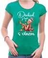 Dámske tričko - Důchod je lepší s vínem