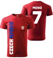 Tričko - CZECH REPUBLIC+ vl.jméno a číslo
