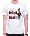 Tričko - Jízda na koni je moje terapie