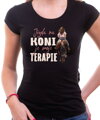 Tričko - Jízda na koni je moje terapie