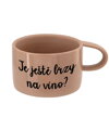 Hrnek Makronka - Je ještě brzy na víno?