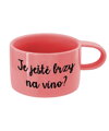 Hrnek Makronka - Je ještě brzy na víno?