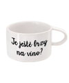 Hrnek Makronka - Je ještě brzy na víno?