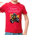 Dětské tričko - Až vyrostu, budu motorkář