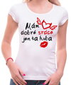 Dámske tričko - Mám dobré srdce, jen ta huba