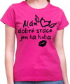 Dámske tričko - Mám dobré srdce, jen ta huba