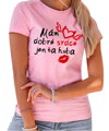 Dámske tričko - Mám dobré srdce, jen ta huba