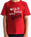 Dětské tričko - Miluju školu, když je zavřená