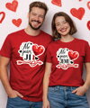 Partnerská trička - Moje srdce patří JÍ / JEMU 2ks