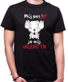 Tričko - Můj pes je můj Valentýn